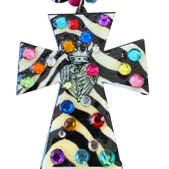 Vintage Texas Blingy Rodeo Necklace - Picture 4 of 10